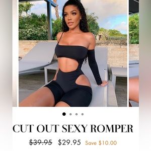Cut Out Romper